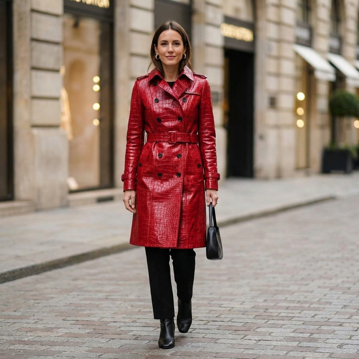 Harlowe Belted Waist Trench Coat