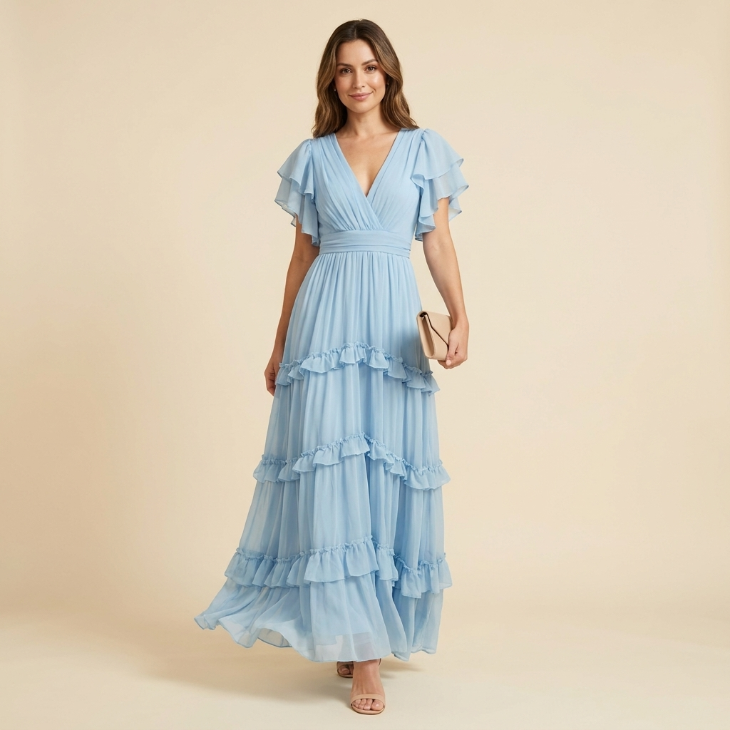 Palmira Tiered Ruffle Dress