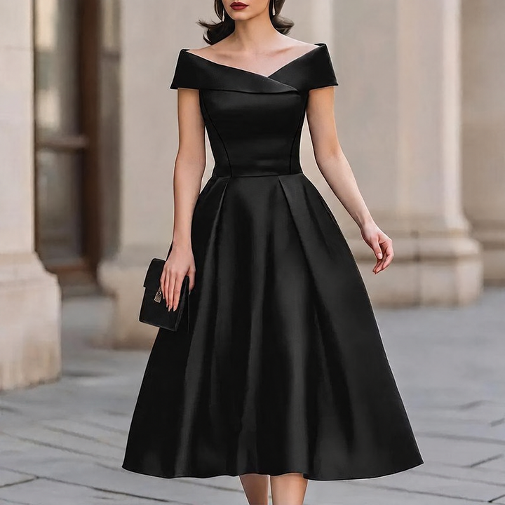 Liora Off Shoulder Midi Dress