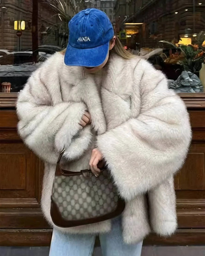 Carolina Oversized Faux Fur Coat