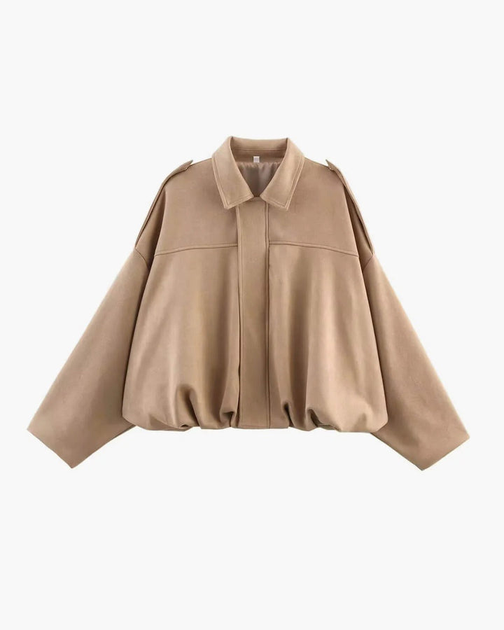 Ondine Suede Bomber Jacket