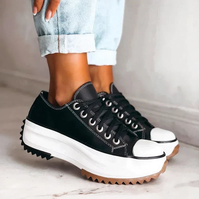 Josie Platform Canvas Sneakers
