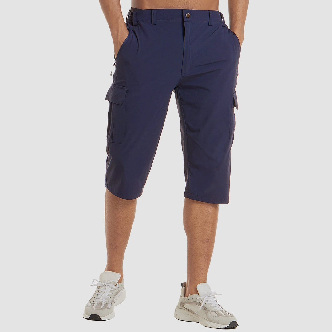 Edward Cargo Pocket Casual Knee Length Shorts
