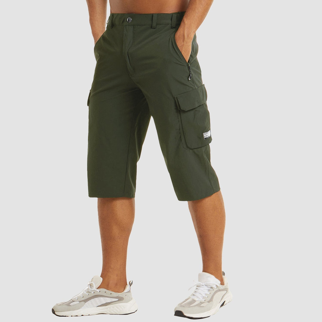 Edward Cargo Pocket Casual Knee Length Shorts