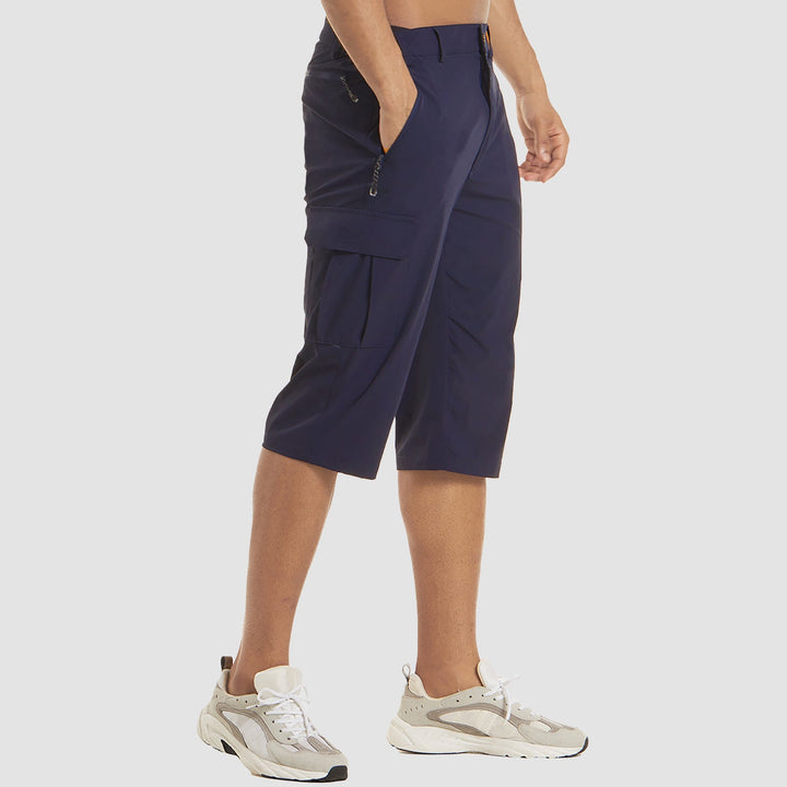 Edward Cargo Pocket Casual Knee Length Shorts