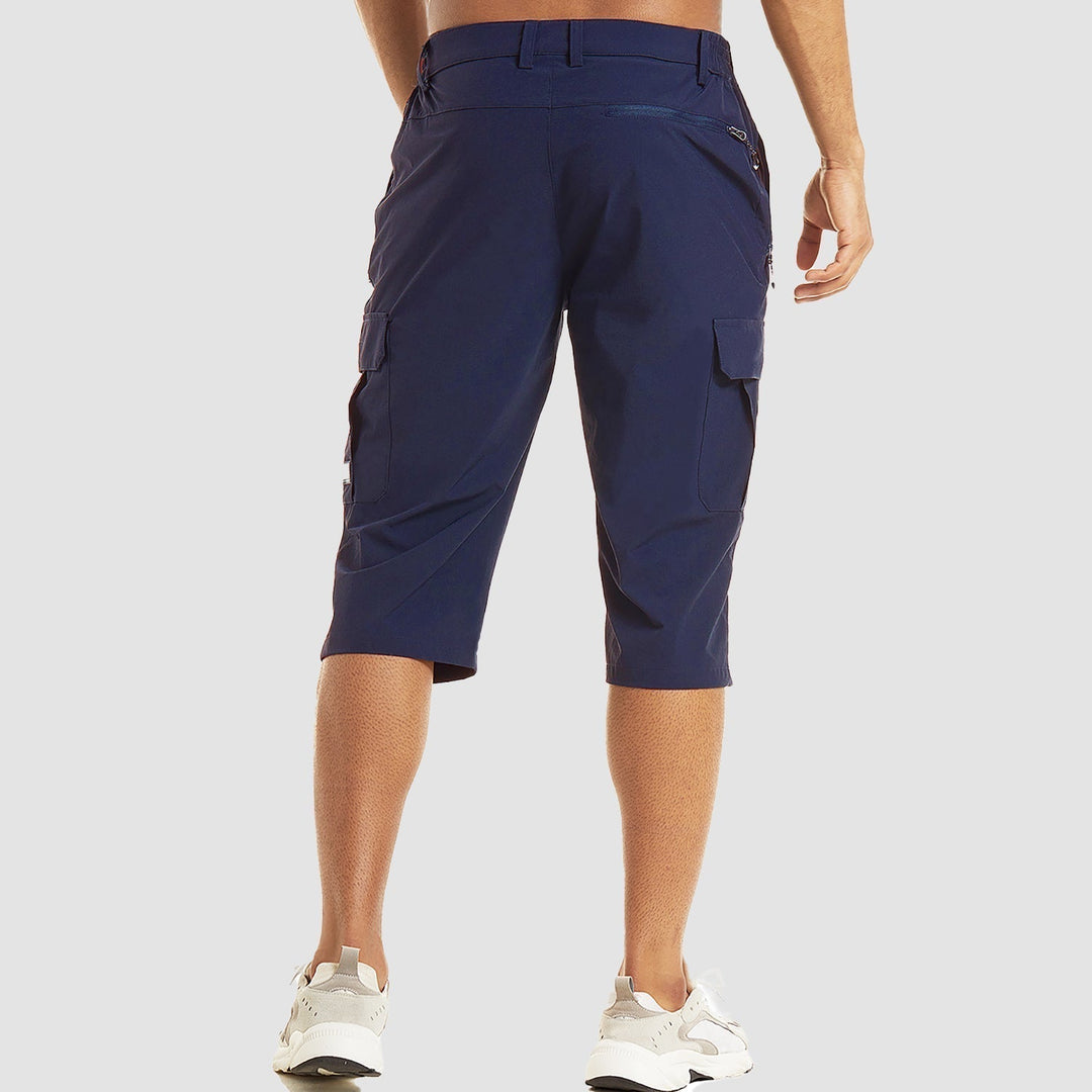 Edward Cargo Pocket Casual Knee Length Shorts