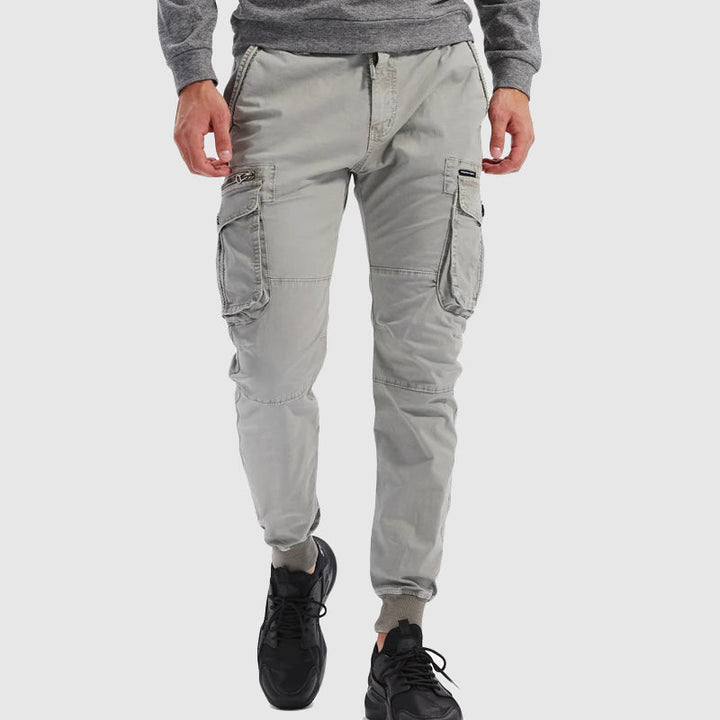 Henrik Slim Fit Cargo Pocket Casual Pants