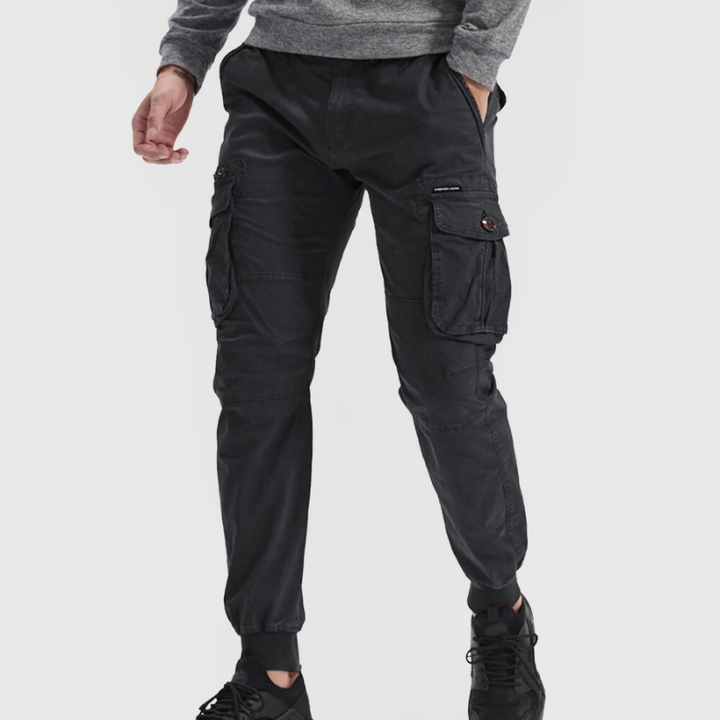 Henrik Slim Fit Cargo Pocket Casual Pants