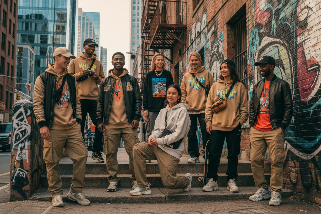 men women fashion streetwear