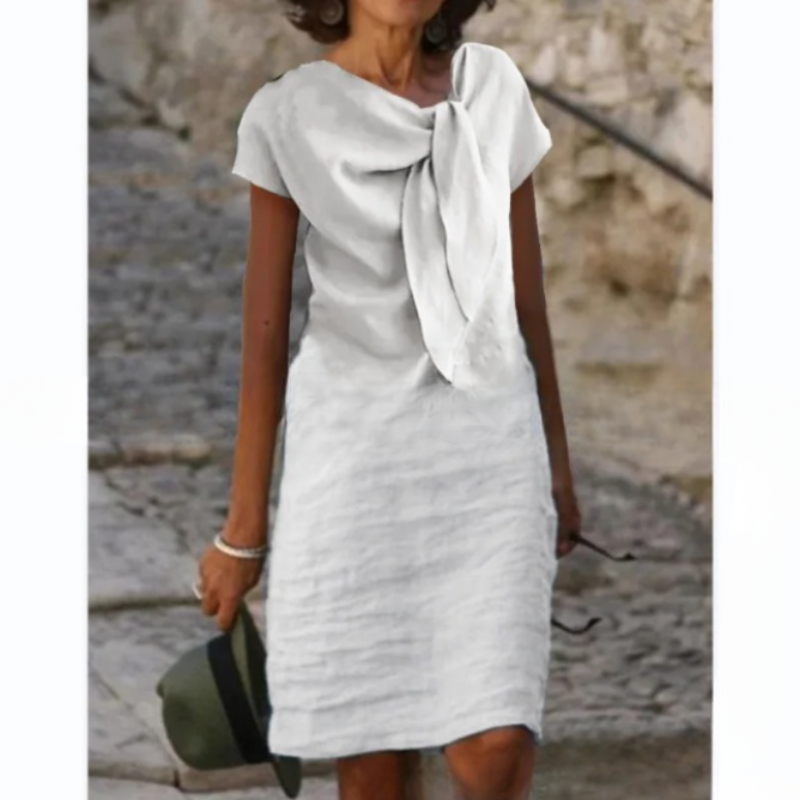 Dakota Linen Blend Mini Dress