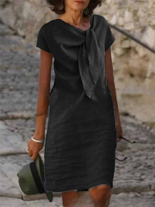 Dakota Linen Blend Mini Dress