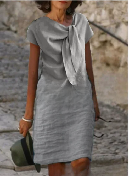 Dakota Linen Blend Mini Dress