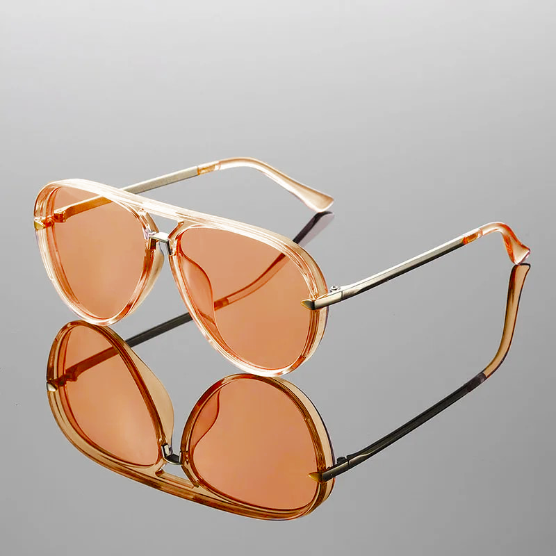 Ladnon Retro Aviator Sunglasses