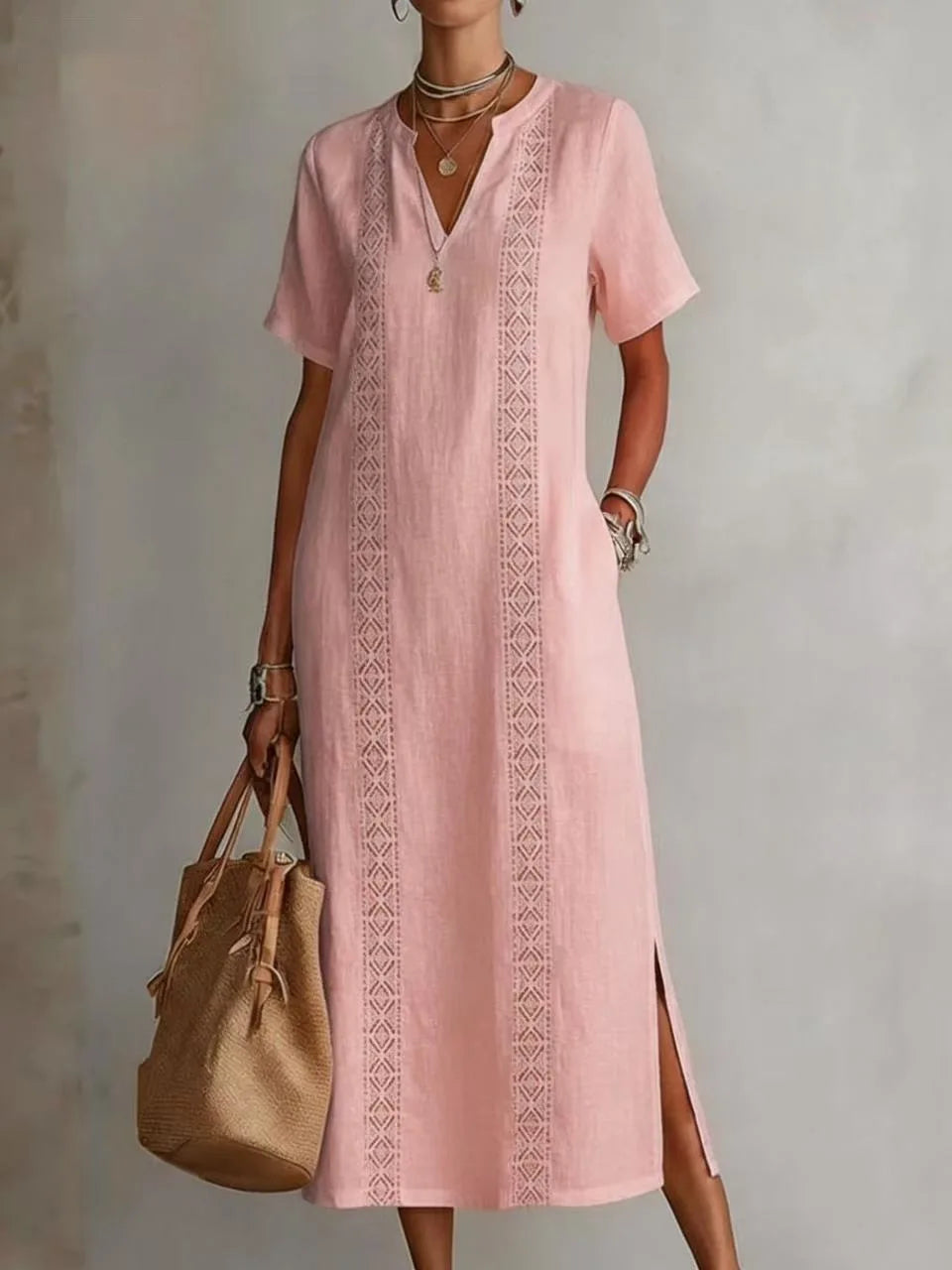 Faith Side Slit Maxi Dress