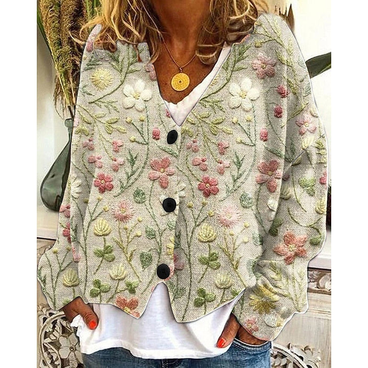 Odessa Floral Print Cardigan