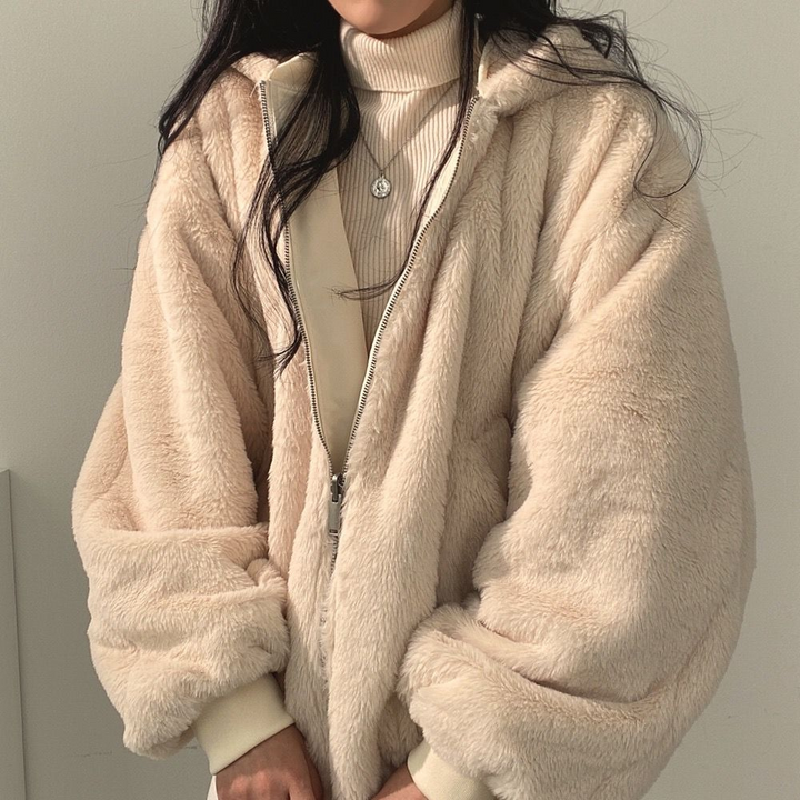 Camille Reversible Hooded Coat