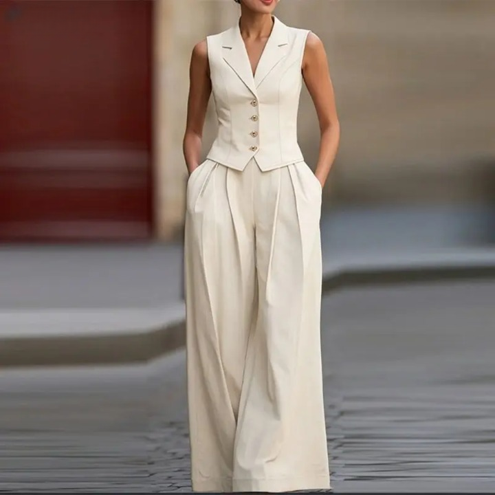 Alayna Elegant Tailored Trouser Suit