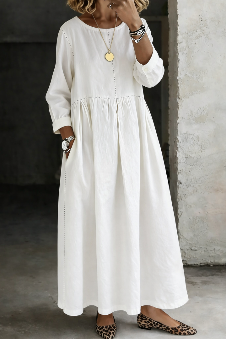 Louella Gathered Waist Maxi Dress