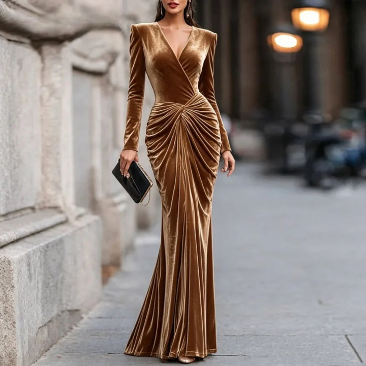 Valentina Ruched Mermaid Dress
