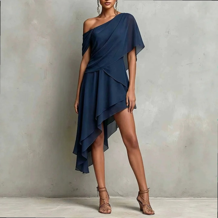 Eloise One Shoulder Mini Dress