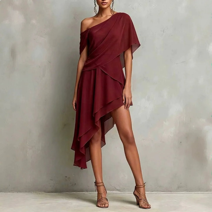 Eloise One Shoulder Mini Dress