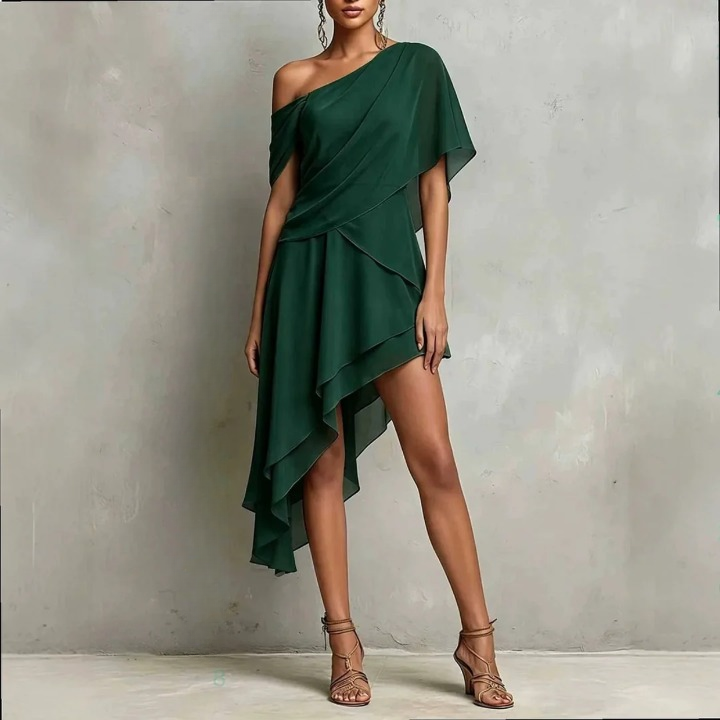 Eloise One Shoulder Mini Dress