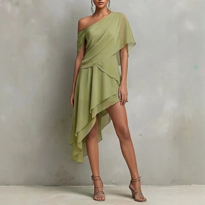 Eloise One Shoulder Mini Dress