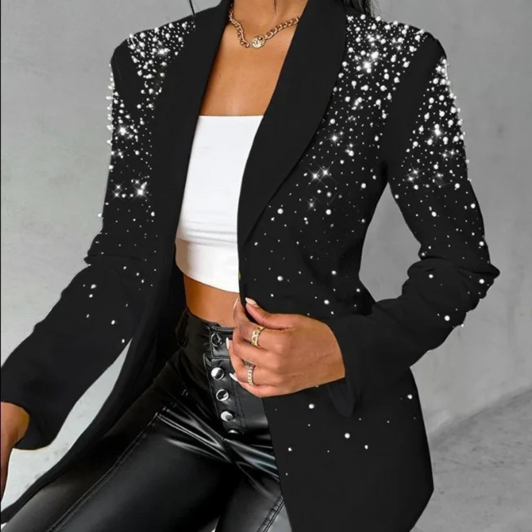 Amabel Pearl Trim Blazer