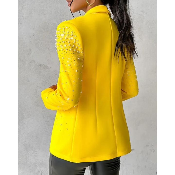 Amabel Pearl Trim Blazer