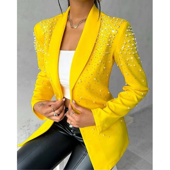 Amabel Pearl Trim Blazer