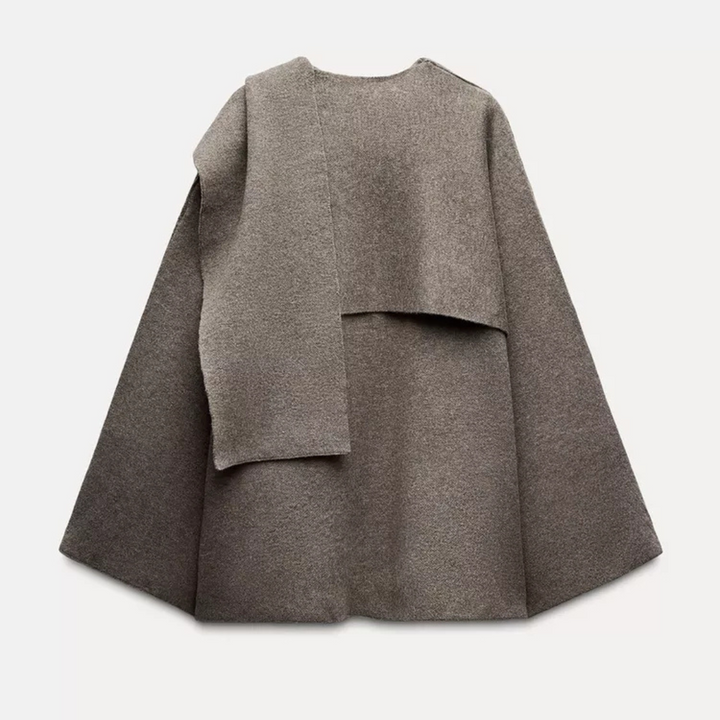 Marlow Asymmetrical Hem Poncho