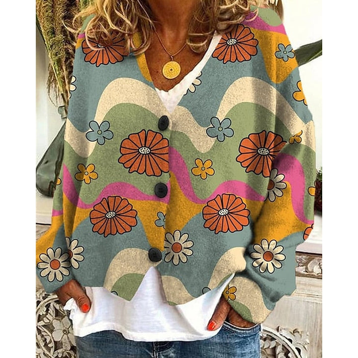 Odessa Floral Print Cardigan