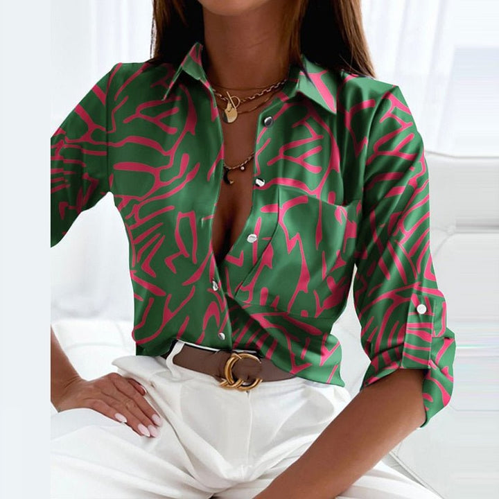 Veda Button Front Blouse