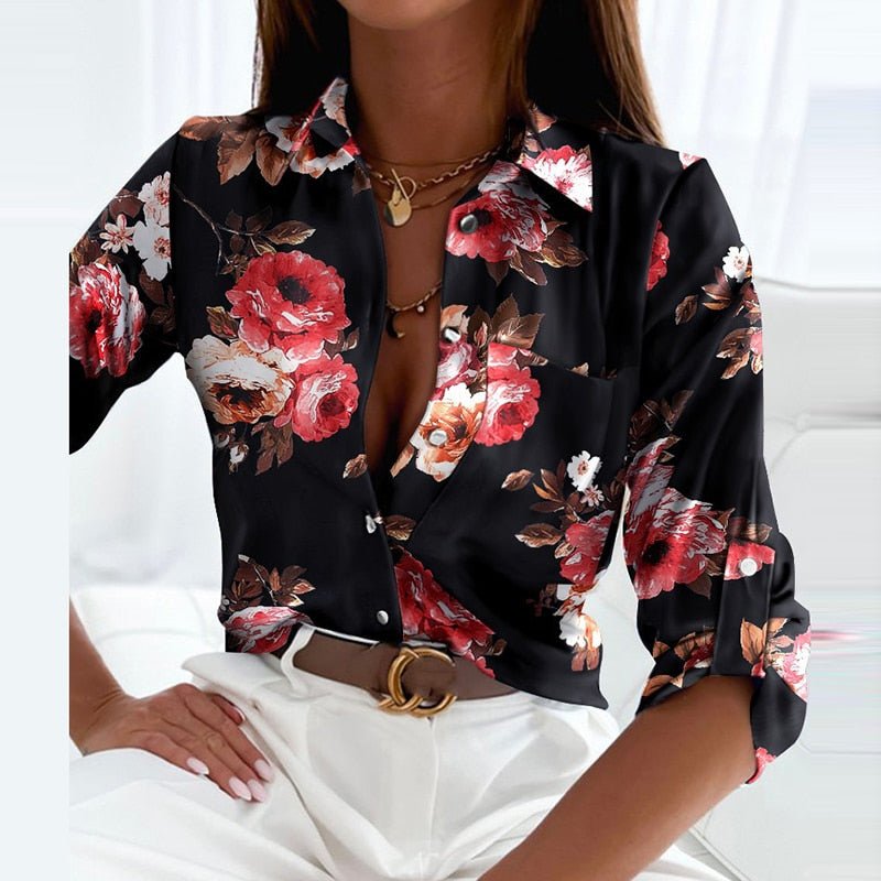 Veda Button Front Blouse