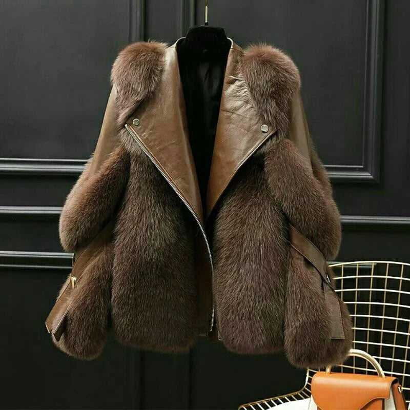 Estella Faux Fur Collar Jacket