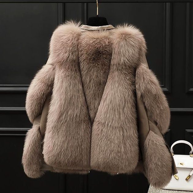 Estella Faux Fur Collar Jacket