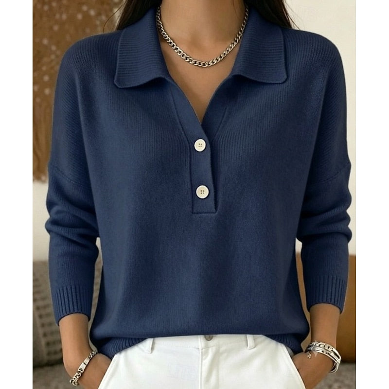Odalys Button Polo Sweater